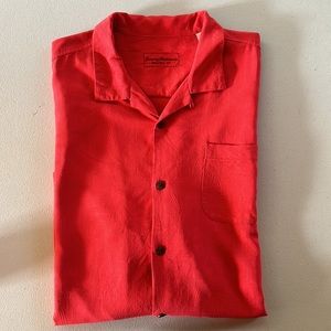 (XL/TG) Tommy Bahama Silk Original Fit Button Down Shirt